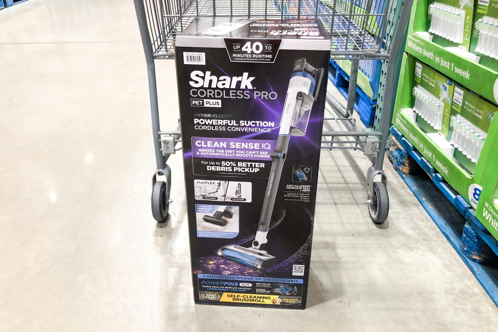 Shark Cordless Pro Bagless Stick Vacuum with Clean Sense IQ, Odor