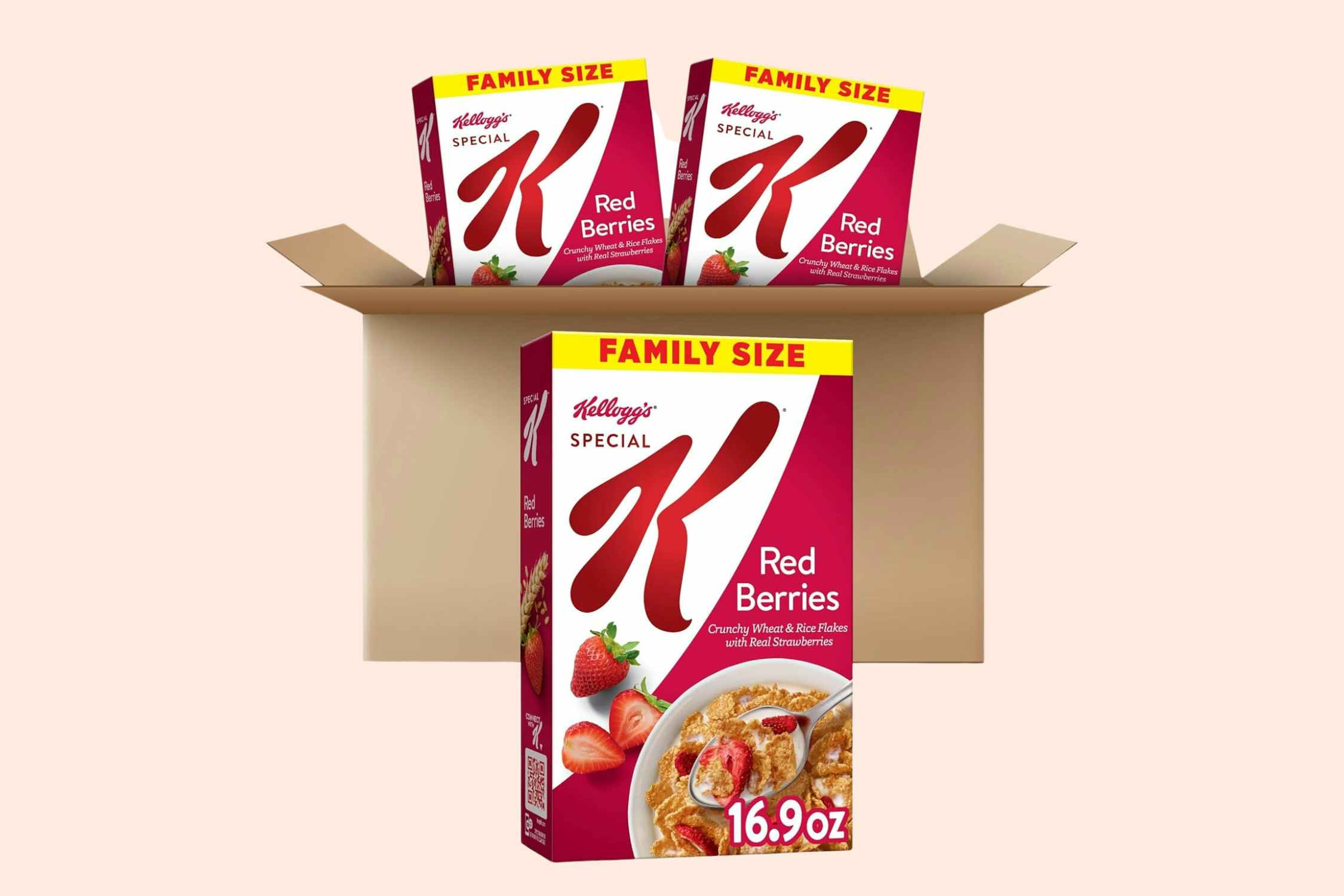 Special K Red Berries Cereal, 3 Boxes for $5.38 on Amazon