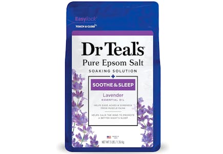 3 Dr Teal's Salt Soak