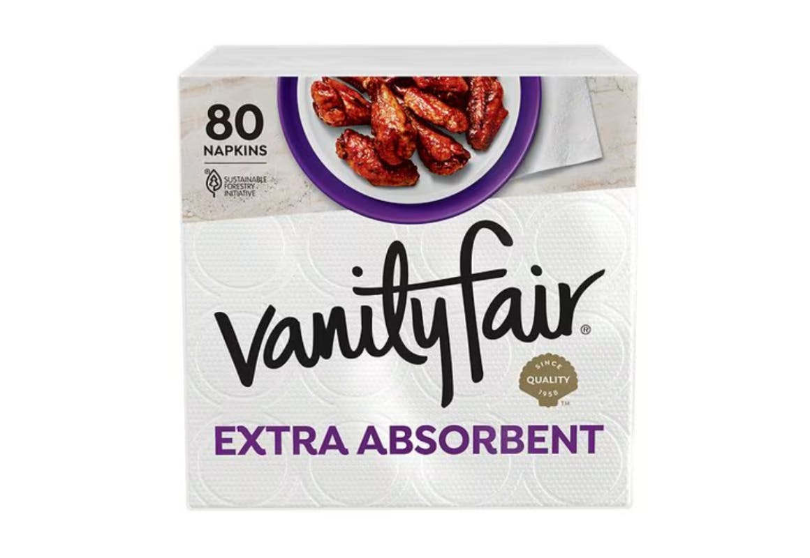 2 Vanity Fair Napkin Packs