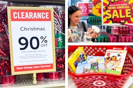 christmas clearance, bath body works semi annual sale, and target clearance toys
