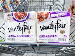 Vanity Fair Napkin Packs, Just $1.49 at Walgreens card image