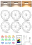 LED Puck Lights 6-Pack
