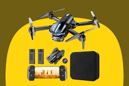 Foldable Mini Drone With Camera, Just $34 With Amazon Coupon card image