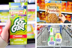 yogurt cereal cleaner collage