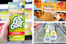 yogurt cereal cleaner collage