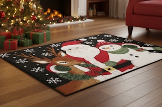 kohl's christmas rugs