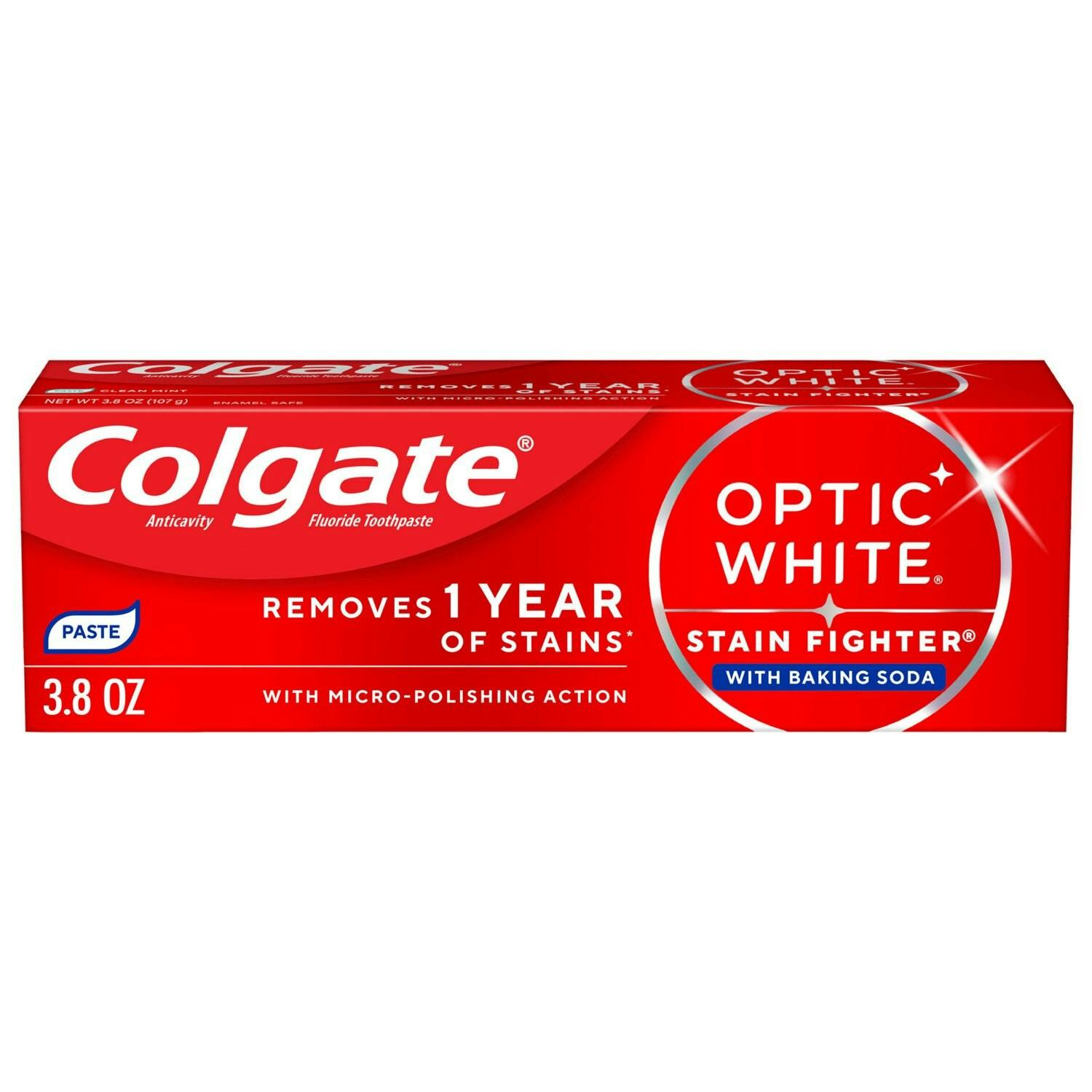 2 Colgate Optic White Toothpastes