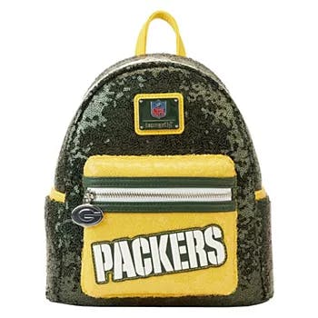Loungefly Green Bay Packers Backpack