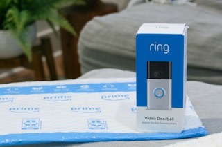 ring wired video doorbell box on amazon packaging