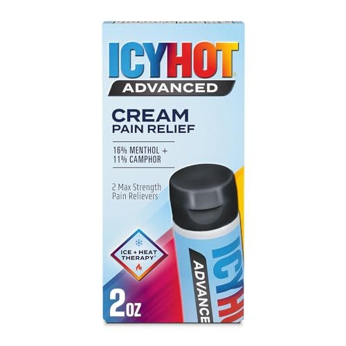 2 Icy Hot Advanced Pain Relief Creams