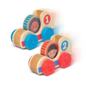 Melissa & Doug GO Tots Wooden Race Cars