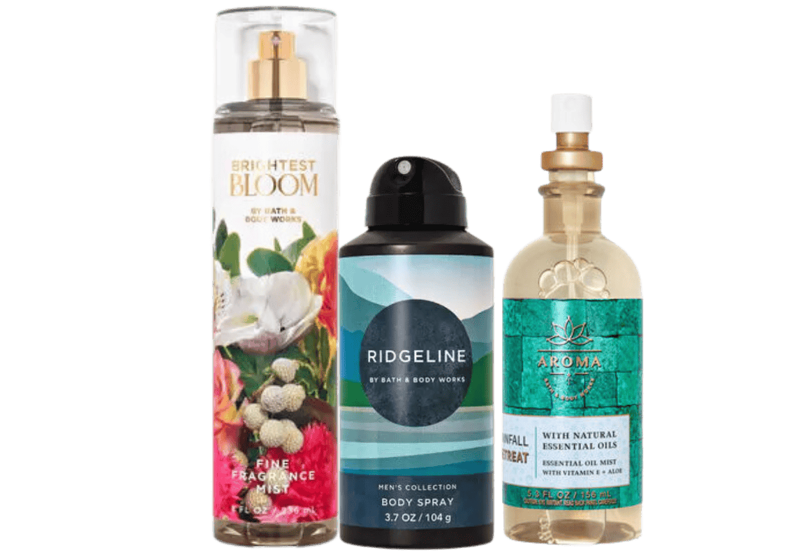 Fragrance Mists and Sprays