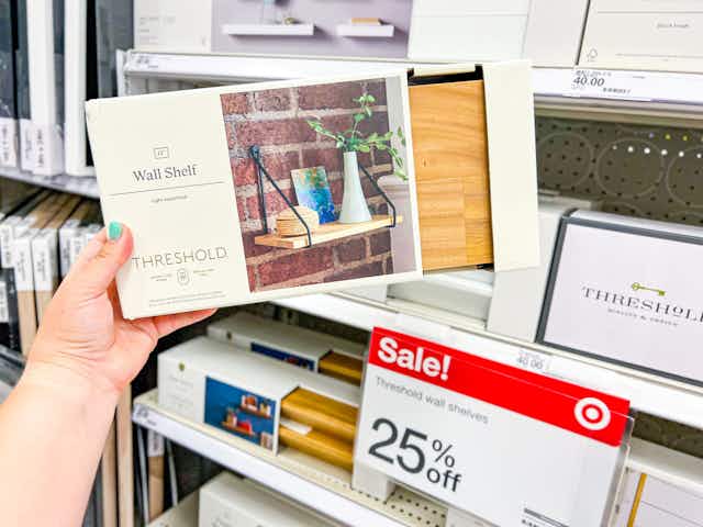 Last Day: Threshold Floating Shelves, as Low as $14.25 at Target card image