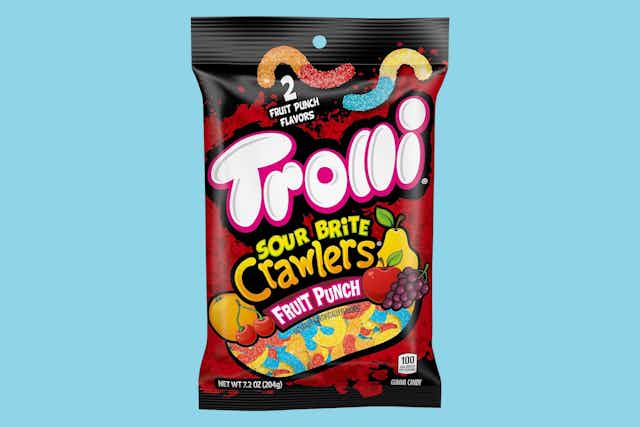 Trolli Sour Gummy Worms Pack: Get 2 for $4 on Amazon card image