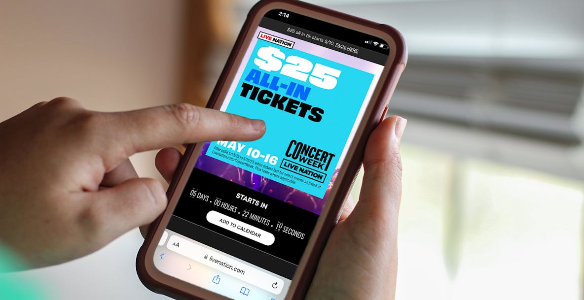 How to Score 25 Concert Tickets During Live Nation Concert Week The