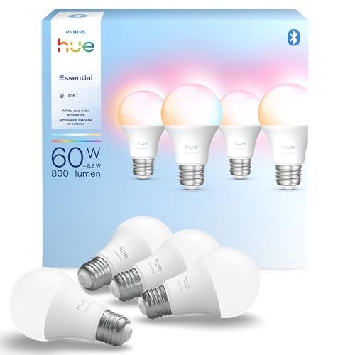 Smart LED A19 Bulb 4-Pack