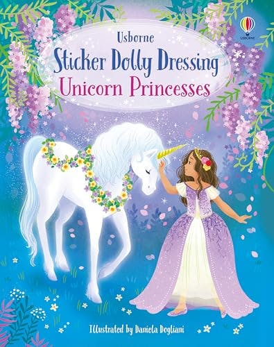 Sticker Dolly Dressing Unicorn Princesses
