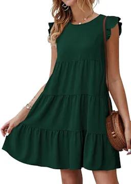 KIRUNDO Women's Babydoll Dress