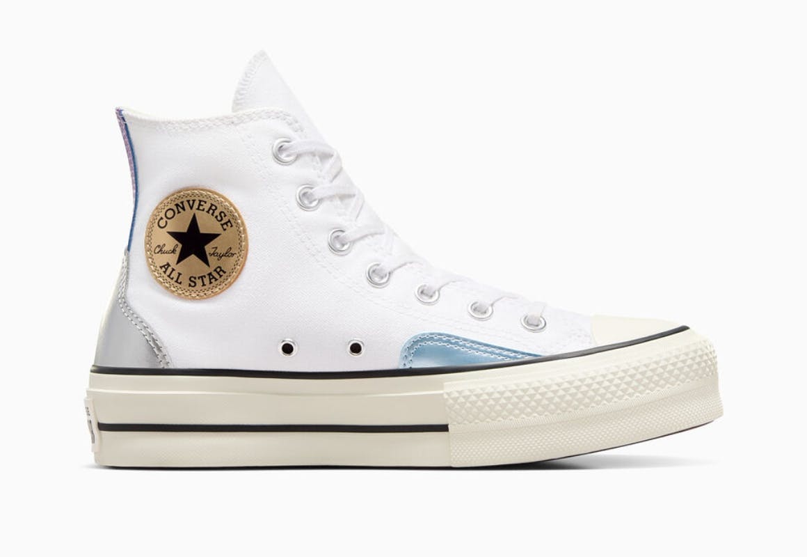 Converse Adult All Star Platform Chrome