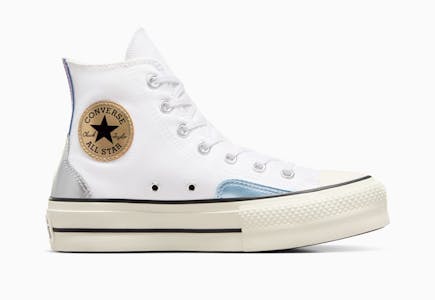 Converse Adult All Star Platform Chrome