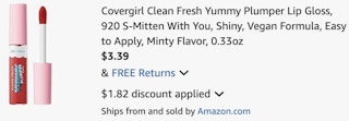 amazon-covergirl-gloss-cart