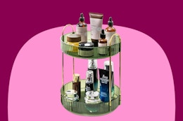 Rotating Makeup Organizer, Only $13.49 on Amazon (Reg. $27) card image