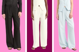 Women’s Linen Blend Wide-Leg Pants, From $15 at Walmart (Reg. $30) card image