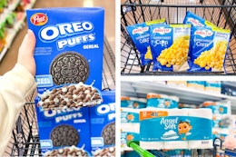 cereal vegetables toilet paper collage