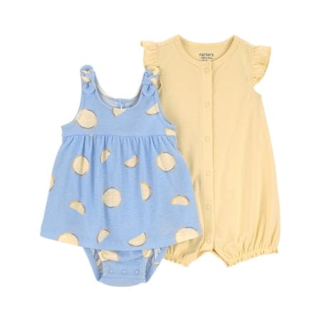 Baby Romper and Dress Set