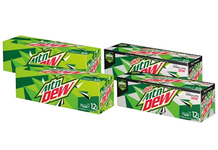 4 Mountain Dew 12-Packs