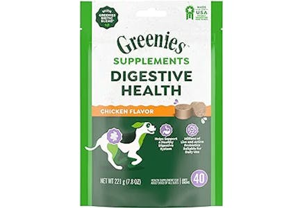 2 Greenies Supplements Digestive Health Probiotics