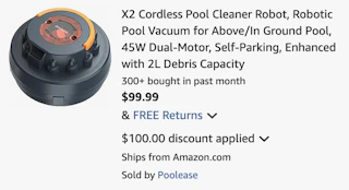 Amazon Poolease X2 Cordless Pool Cleaner 2026 2