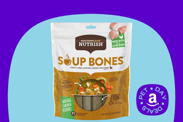 Rachael Ray Soup Bones Dog Treats, as Low as $6.92 for Amazon Pet Day card image