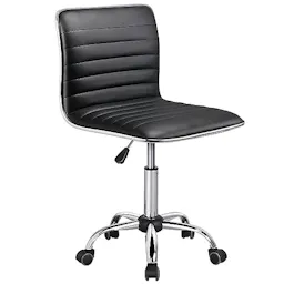 Yaheetech Armless Desk Chair