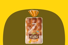 dollar general nature's own rolls on yellow and olive background