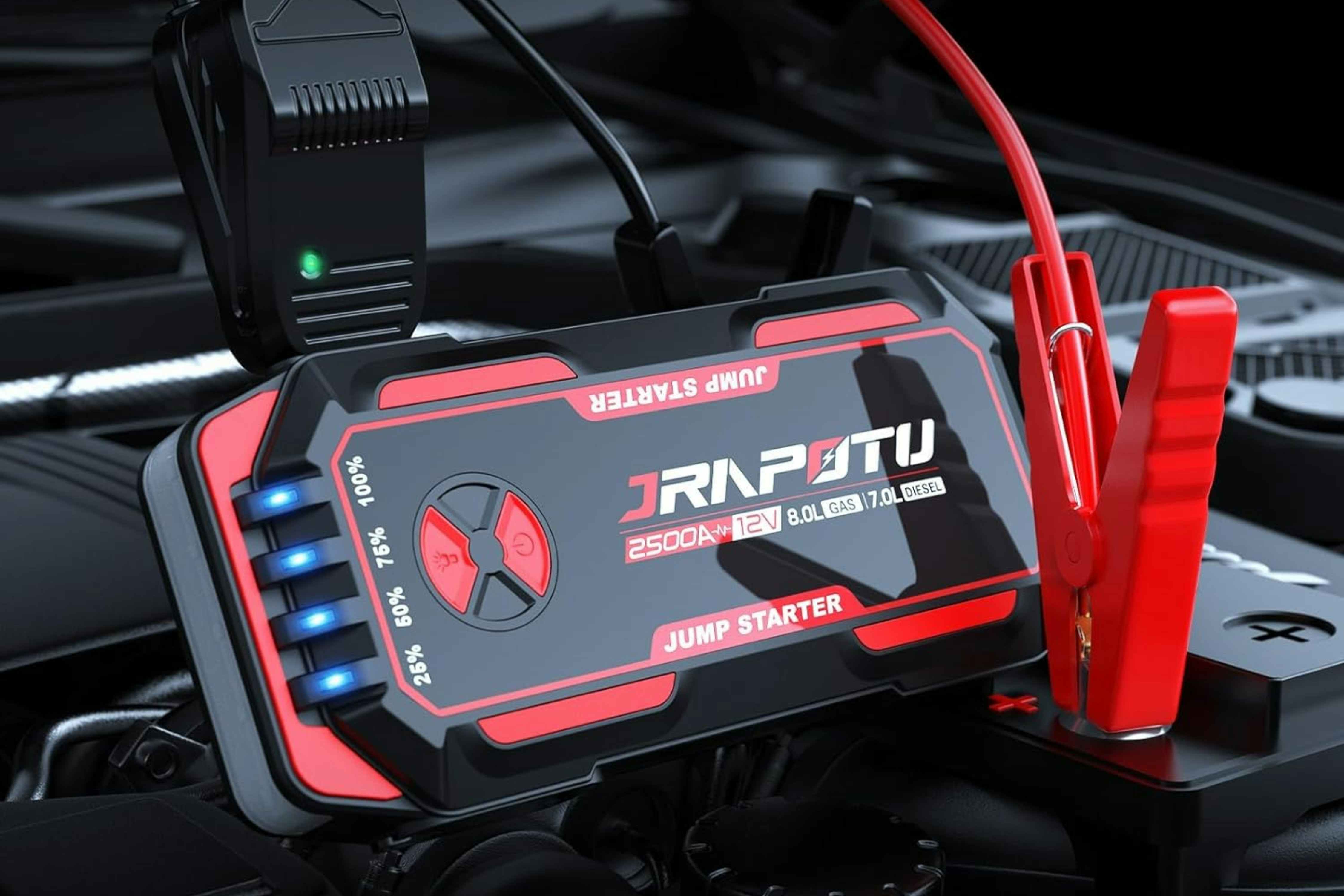 Portable Car Jump Starter, Just $39.95 With 50% Off Promo Code on Amazon