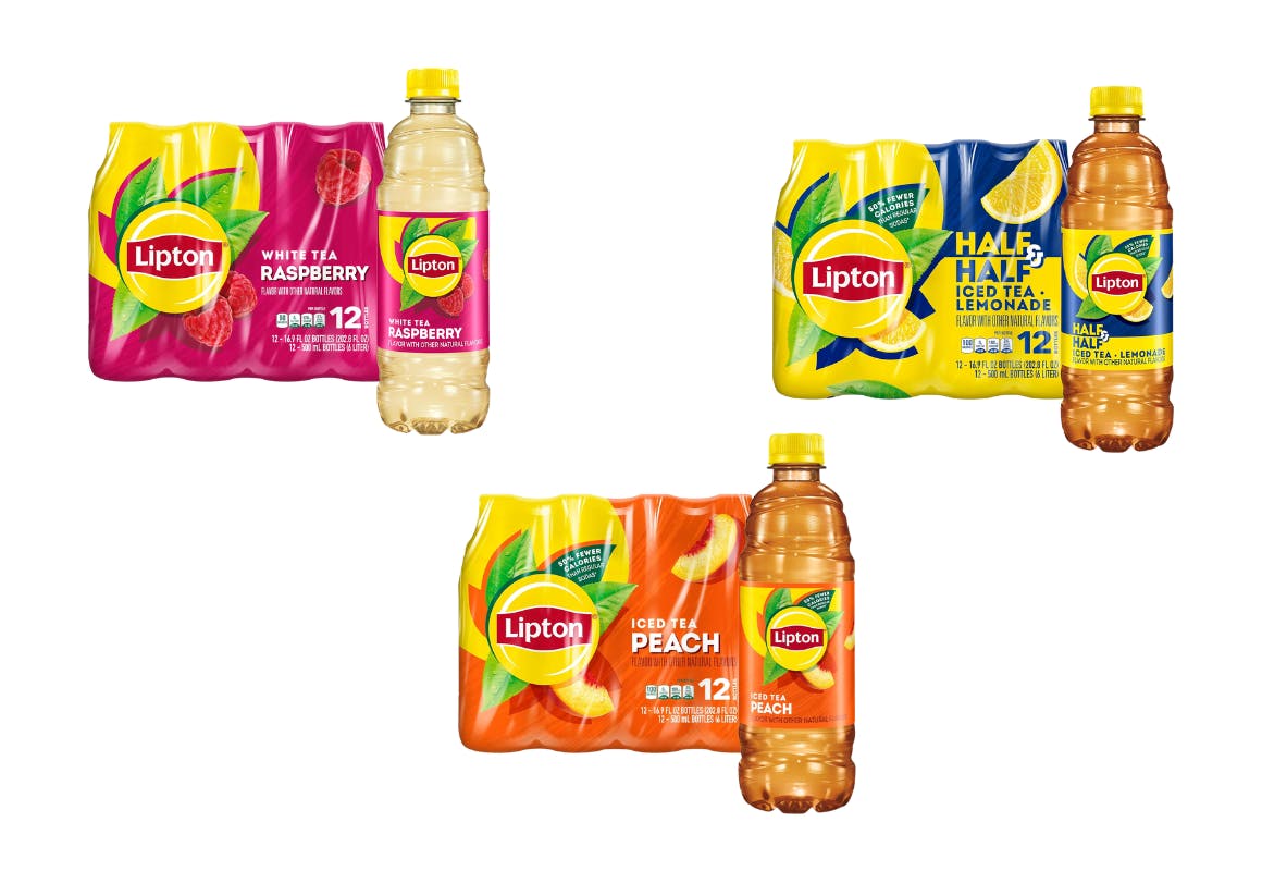 3 Lipton Iced Tea 12-Packs