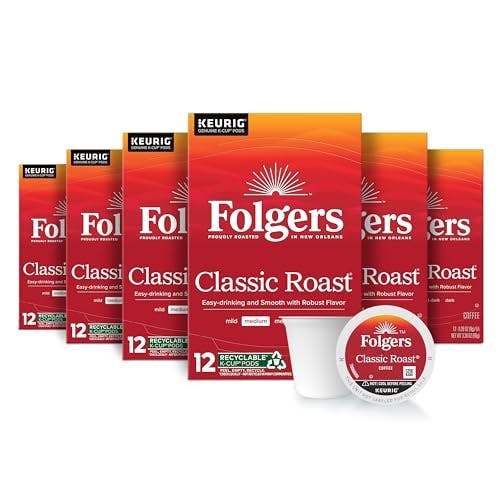 Folgers Coffee K-Cup Pods 6-Pack