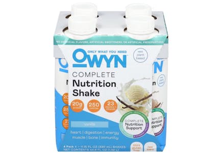 2 Owyn Nutrition Shake 4-Packs