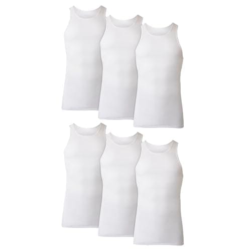 Hanes Men's Tank Undershirts 6-Pack