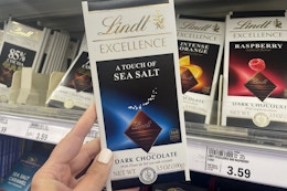 Score a Free Lindt Excellence Chocolate Bar at Meijer card image