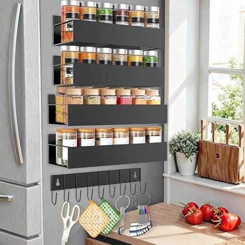 Magnetic Spice Rack 5-Pack