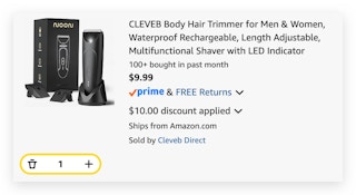 Body Hair Trimmer