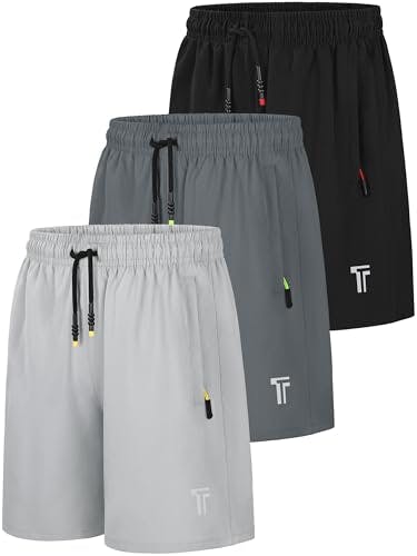 Kids' Athletic Shorts 3-Pack