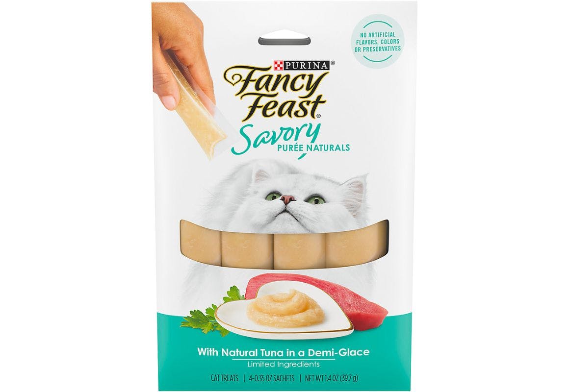 2 Fancy Feast Purees