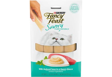 2 Fancy Feast Purees