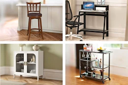 4 lifestyle images of furniture from Woot!