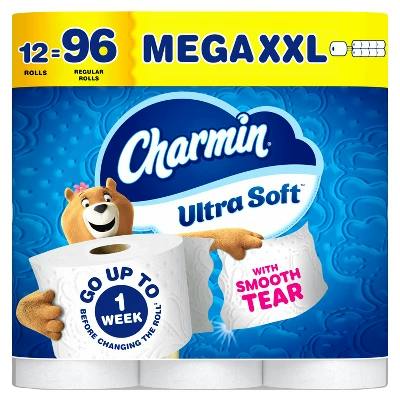 2 Charmin Ultra Soft Toilet Paper Packs