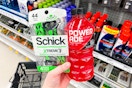powerade drink schick razors